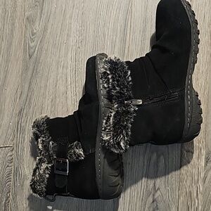 KHOMBU furry winter boots